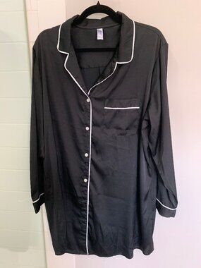 Stars Above Womens Size XXL Long Sleeve Shirt Nightgown